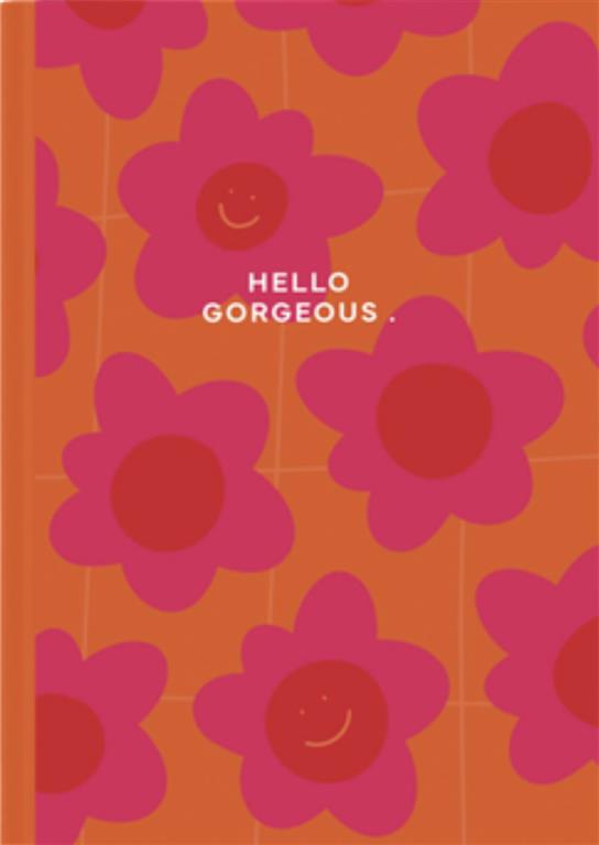 Hello gorgerous A5 Spiral Wire Lined Notebook (795)