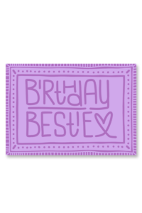 Birthday Bestie A6 Greeting Card 14.8 x 10.5cm