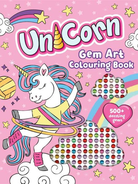 Gem Art Colouring Book: Unicorn