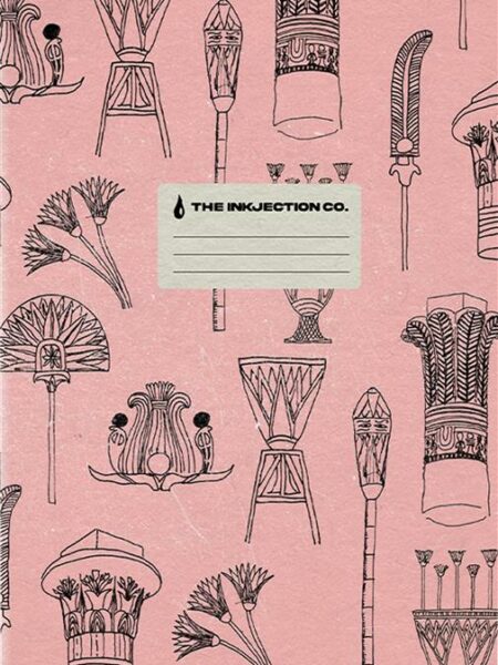 A5 Lined Pink Lotus Pattern Softcover