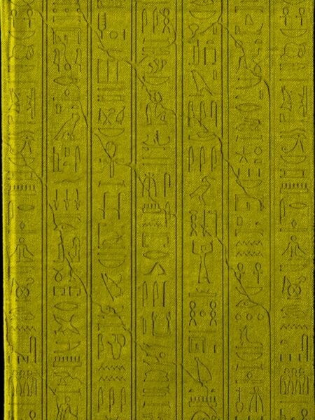 A5 Sketch Yellow Hieroglyphic Columns Hardcover