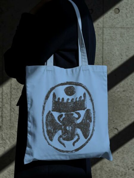 Blue Winged Scarab Tote Bag