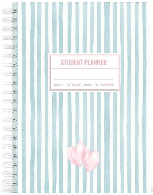 Blue Undated Student Planner Hardcover