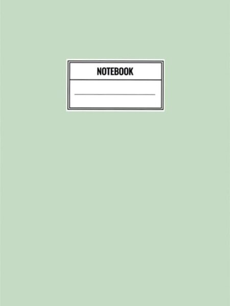 A4 Green Life Lab Lined Soft Cover Notebook