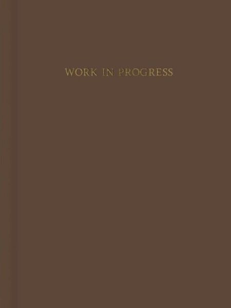 A5 Brown Work In Progress Undated Calendar